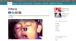 Desktop Screenshot of difteria.org